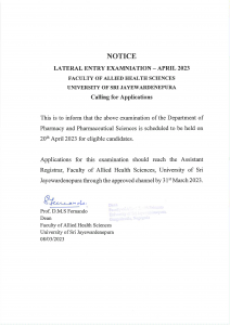 lateral entry examination 2023